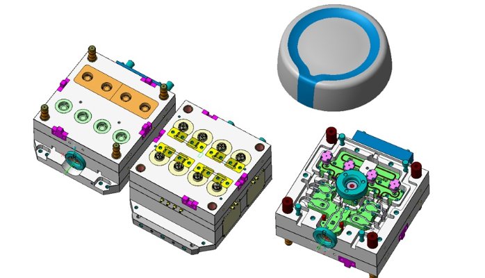 ABS injection mold for Engel Injector with rotary table. ABS injection mold for Engel Injector with rotary table.