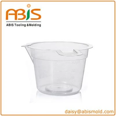 Hospital plastic urine collection container