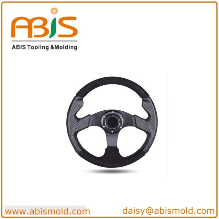 Flat Genuine Leather Drift Racing Steering Wheel
