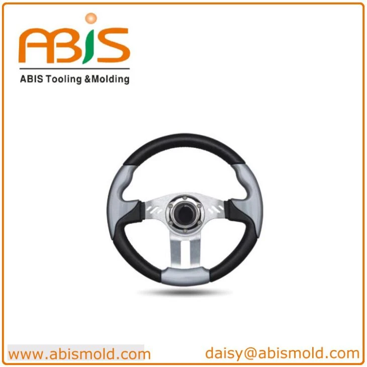 Flat Genuine Leather Drift Racing Steering Wheel